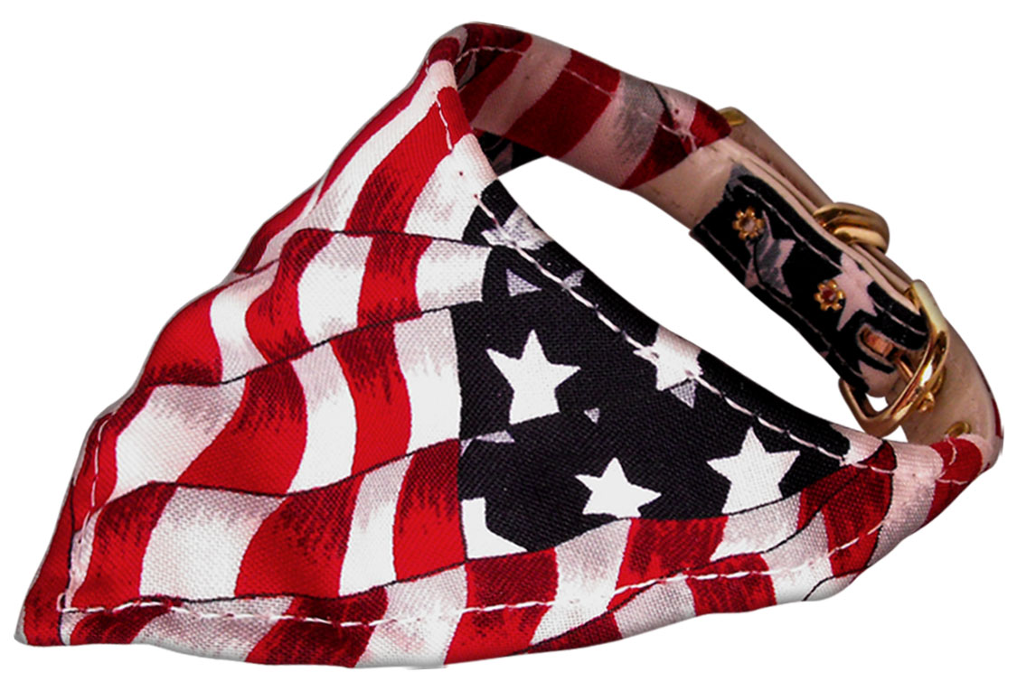 America the Beautiful Bandana Collars Patriotic 12